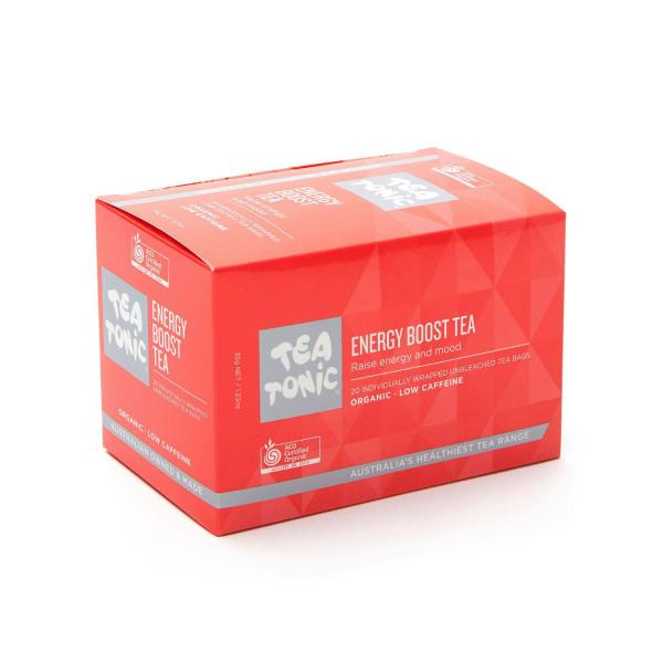 Energy Boost Tea Bags Box