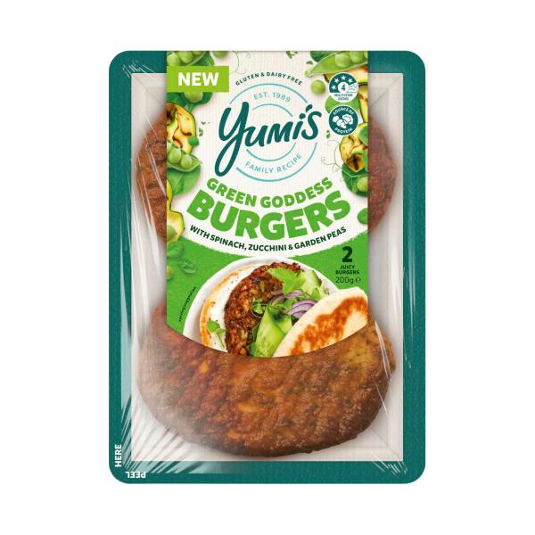 Veggie Burgers Green Goddness