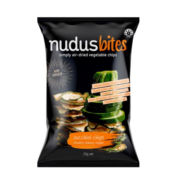 Bites Zucchini Chips Cheezy Vegan