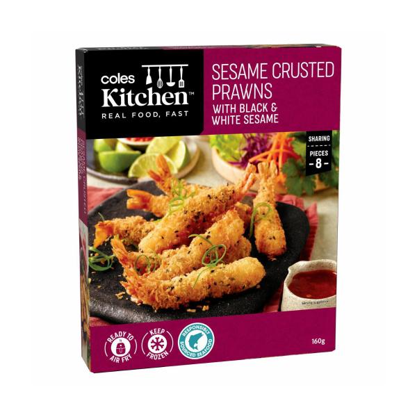 Kitchen Sesame Crusted Prawns