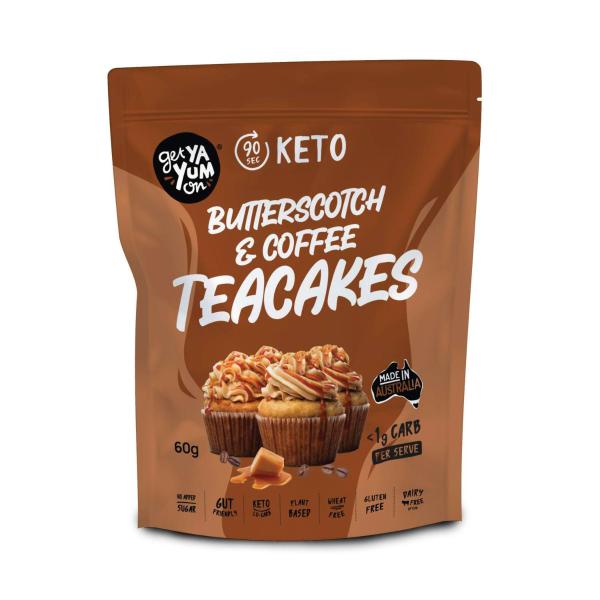 90 Sec Keto Butterscotch & Coffee Teacakes