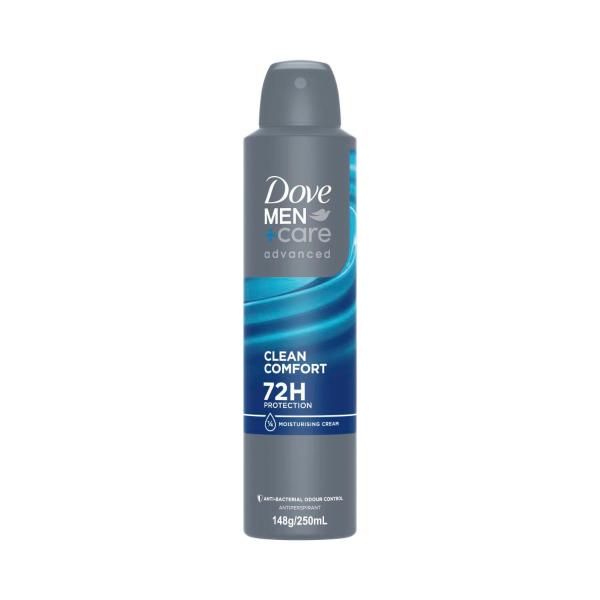 Men Deodorant Advanced 72hr Aerosol Clean Comfort