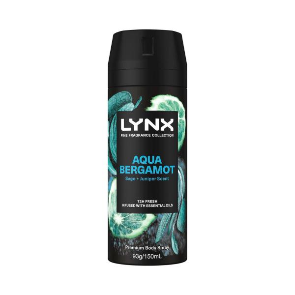 Fine Fragrance Deodorant Body Spray Aqua Bergamot