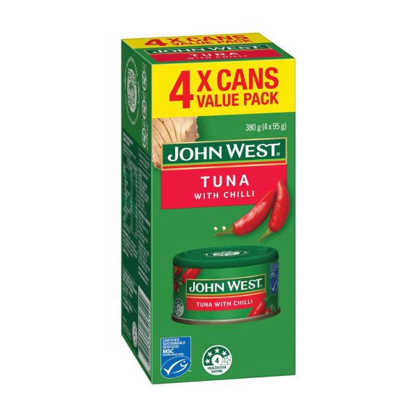 Tempters Tuna Multipack Chilli 4x95g