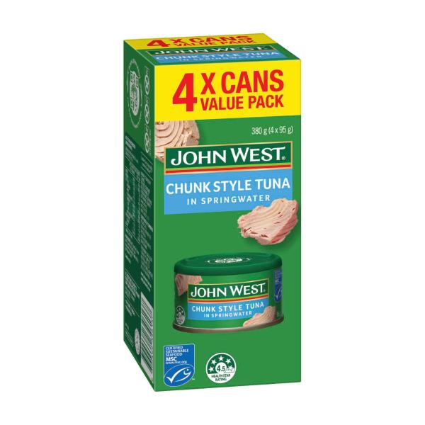 Tempters Tuna Multipack Springwater 4x95g