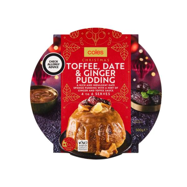 Christmas Toffee Date And Ginger Pudding