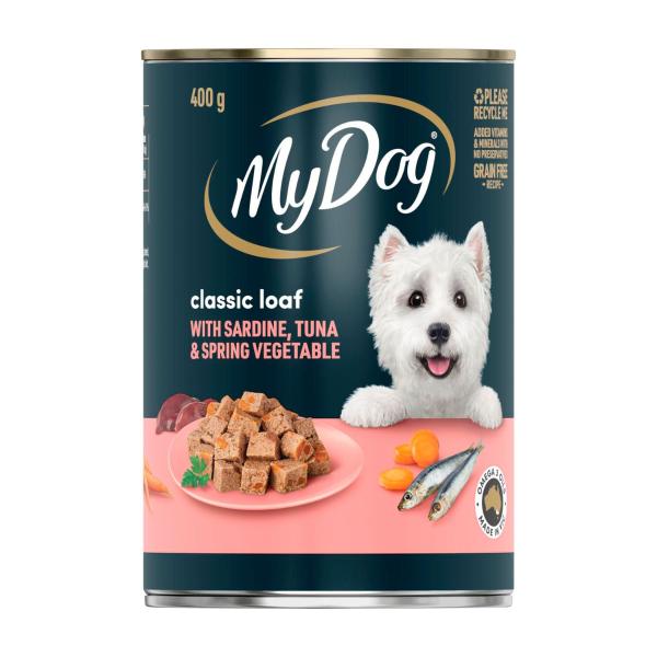 Classic Loaf With Sardine Tuna & Spring Vegetables Can Wet Dog Food