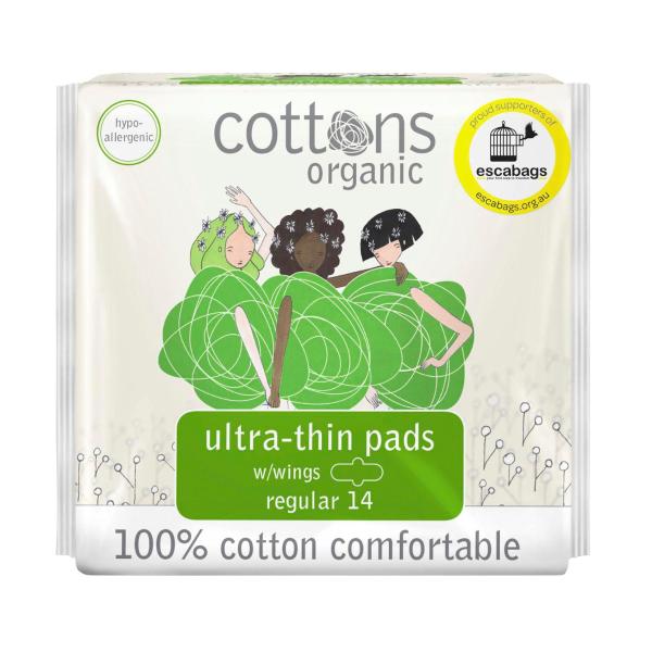 Organic Ultra Thin Pads Regular