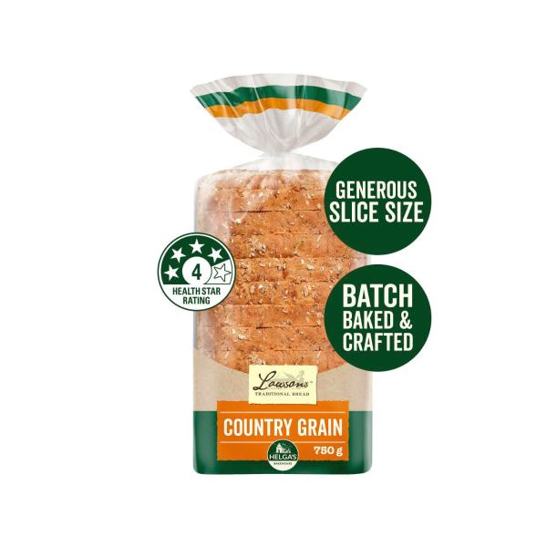 Rustic Country Grain Bread Loaf