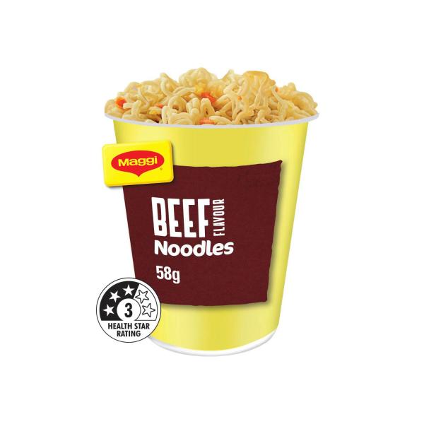 Instant Noodles Cup Beef Flavour