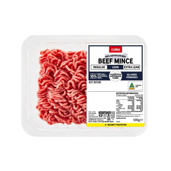 Australian No Added Hormones Beef Mince Lean