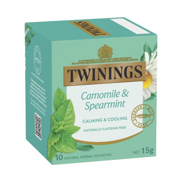 Chamomile & Spearmint Herbal Infusions Tea Bags 10 Pack