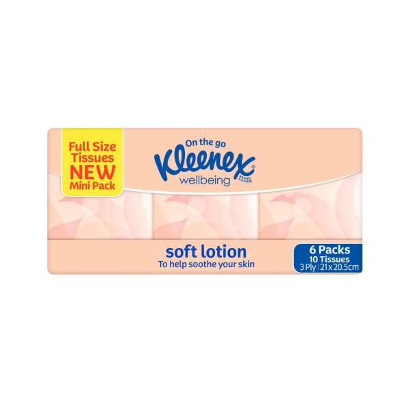Facial Tissue Soft Lotion 6x10 Pack
