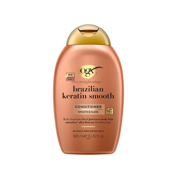 Ever Straightening + Smoothing & Shine Brazilian Keratin Therapy Conditioner For Dull Hair