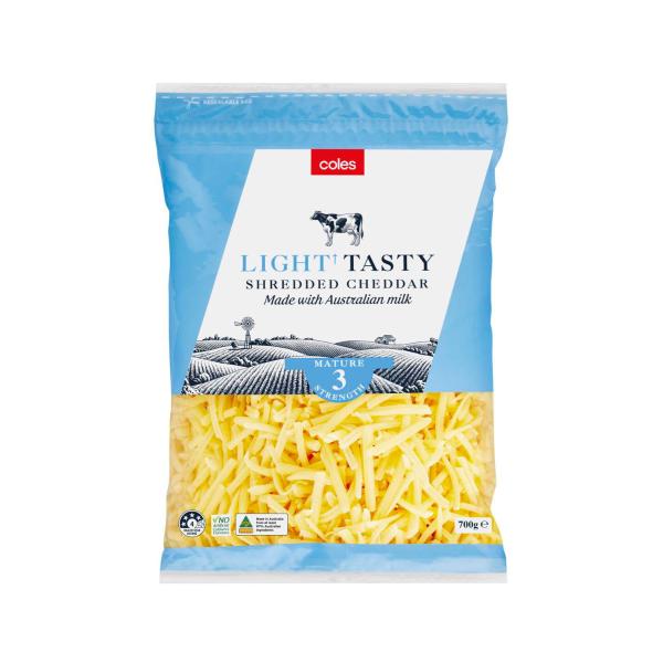 Cheese Shredded Tasty Light