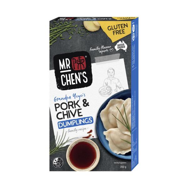 Gluten Free Pork & Chive Dumplings