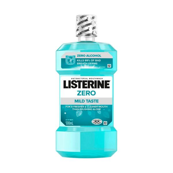 Zero Alcohol Antibacterial Mouthwash Less Intense Taste