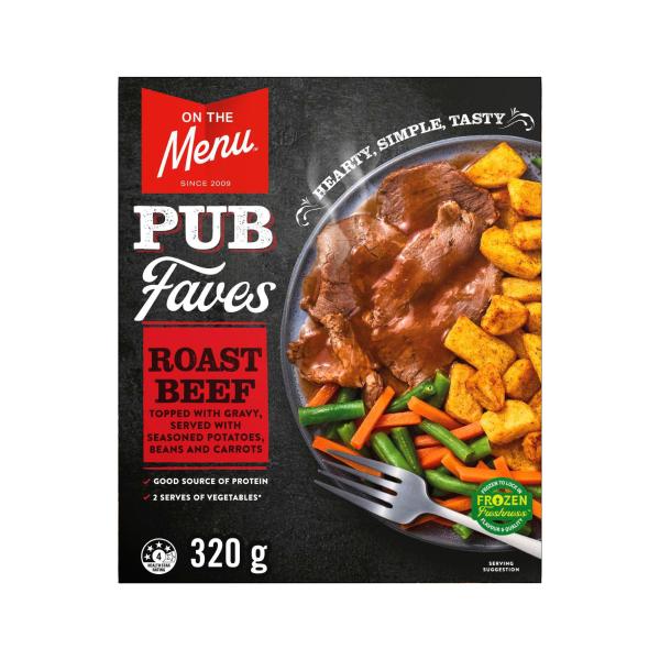 Roast Beef Plated Meal