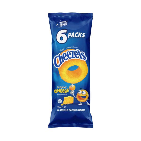 Cheese Chips Multipack Lunch Box School Snacks 6 Pack