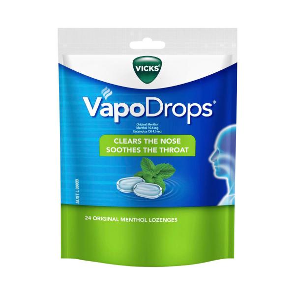 Vapodrops Original Menthol Lozenges