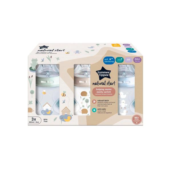 Baby Bottles Natural Start Anti-colic Bottle 260ml 0months+