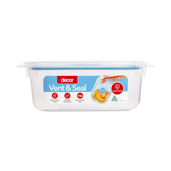 Vent & Seal Plastic Container