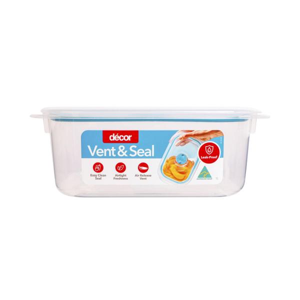 Vent & Seal Plastic Container
