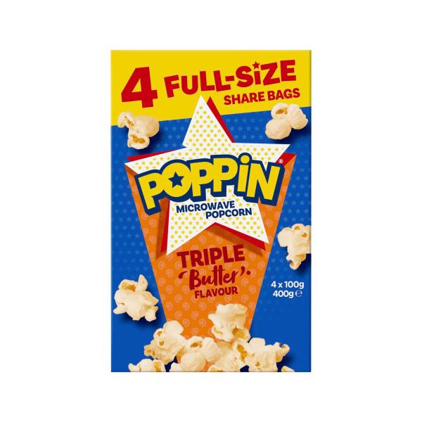 Triple Butter Microwave Popcorn