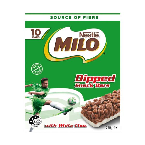 Milo Bars Dipped 10 Pack