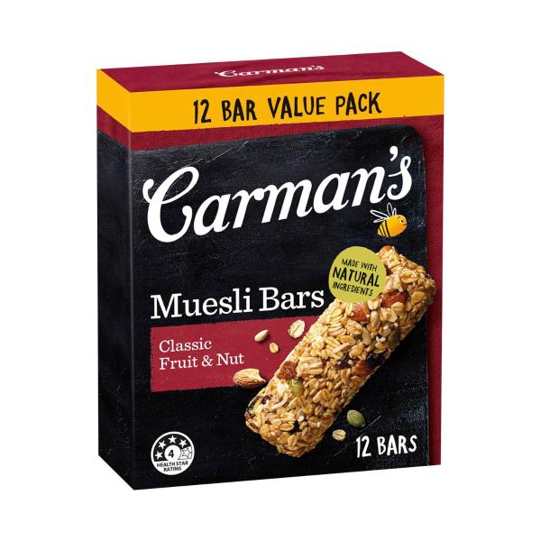 Classic Muesli Bars 12 Pack