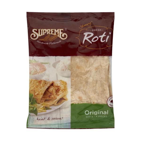 Plain Roti 4 Pack