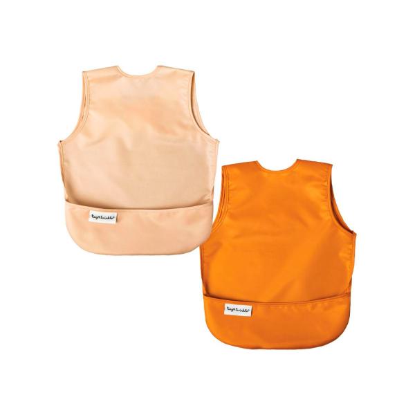 Apron Bib Infant Sand Cinnamon