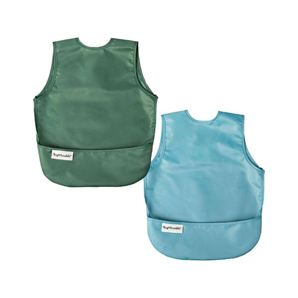 Apron Bib Infant Slate Olive