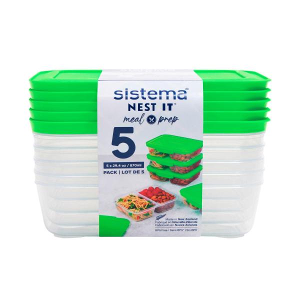Nest It Meal Prep Containers 870ml