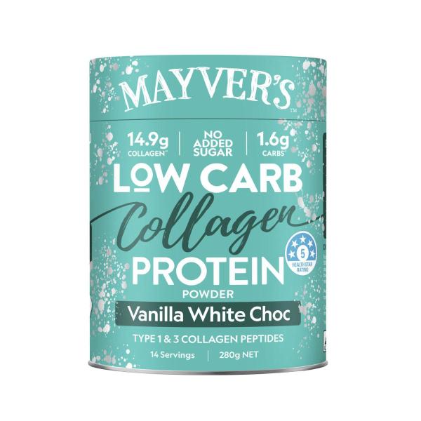 Low Carb Collagen Protein Vanilla White Chocolate