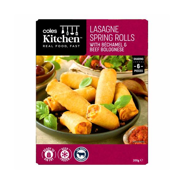 Beef Lasagne Spring Rolls