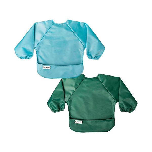 Long Sleeve Bib Toddler Slate Olive