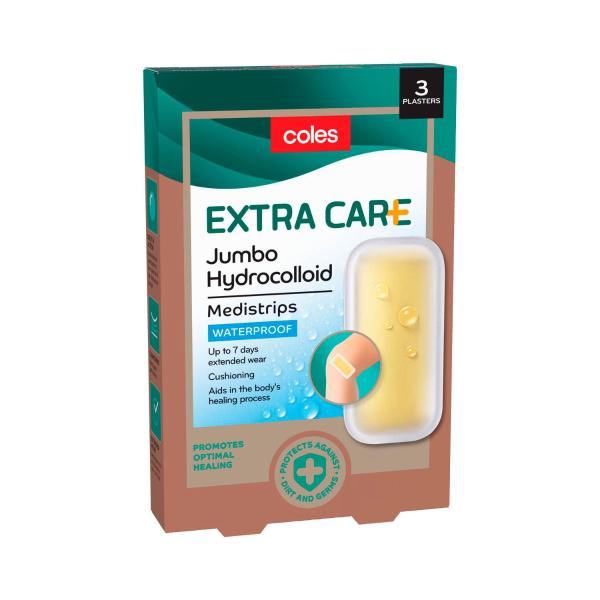 Extra Care Hydrocolloid Medistrips Jumbo