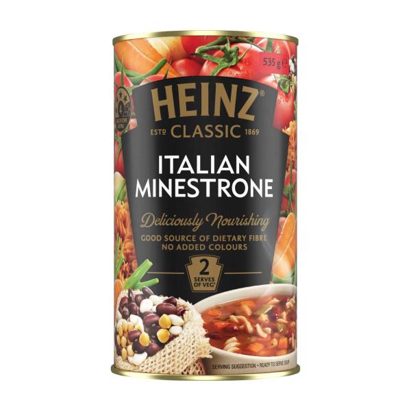 Classic Italian Minestrone Soup Can