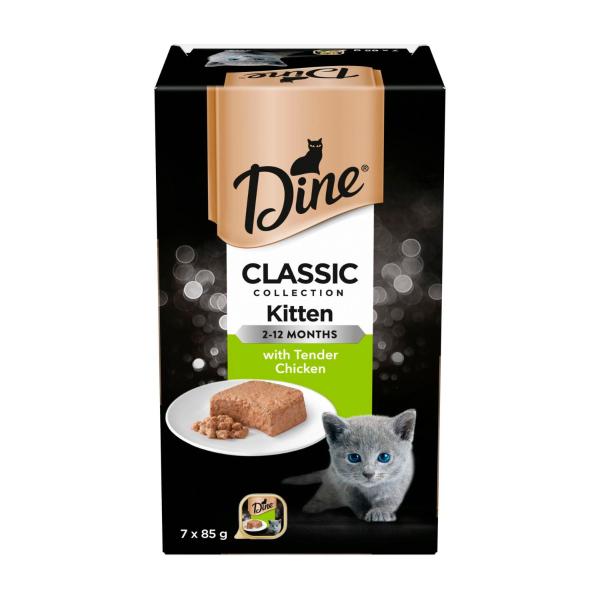 Cat Food Multipack Kitten With Chicken 7x85g