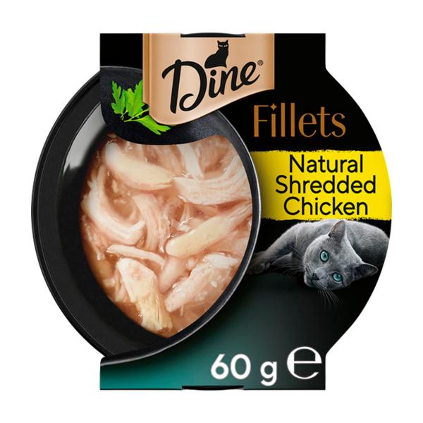 Fillets Cat Food With Natural Shredded Chicken