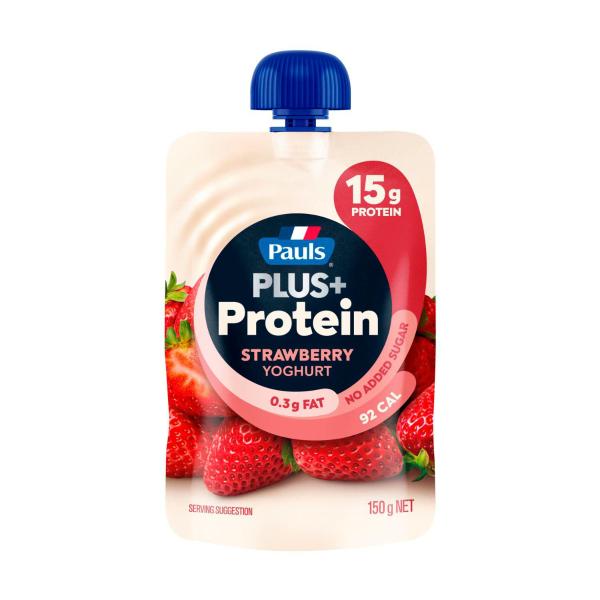 Plus Protein Yoghurt Pouch Strawberry