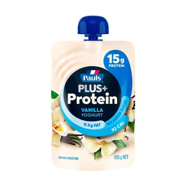 Plus Protein Yoghurt Pouch Vanilla