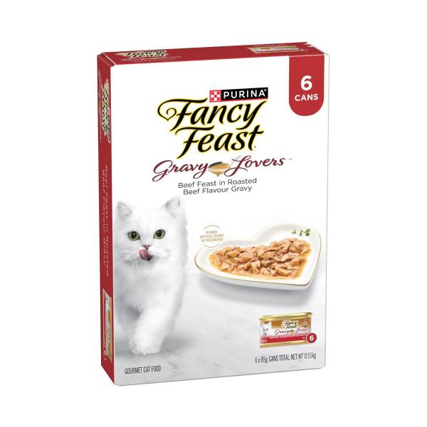 Gravy Lovers Roast Beef In Gravy Cat Food 6x85g