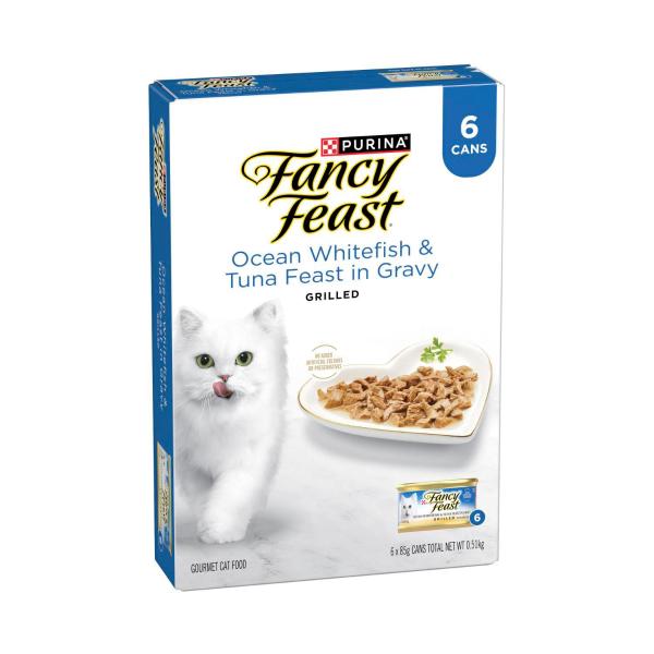 Grilled Ocean Whitefish & Tuna Cat Food 6x85g