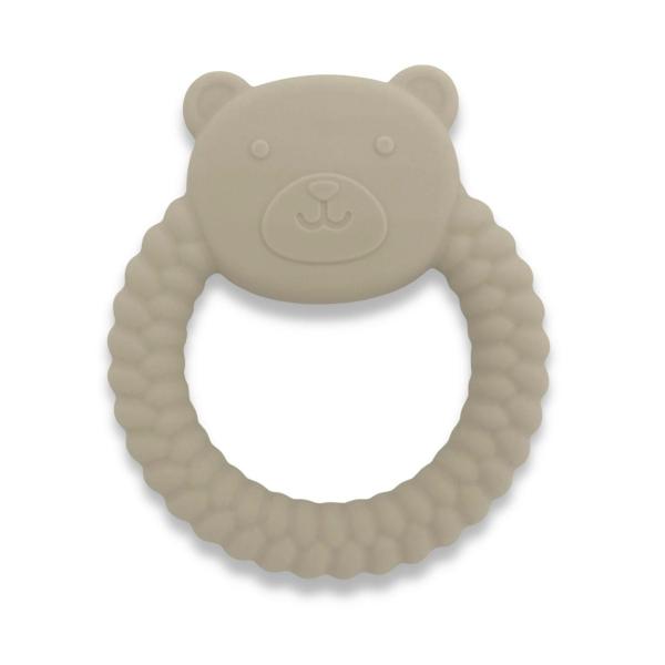 Braided Silicone Teether Oatmeal
