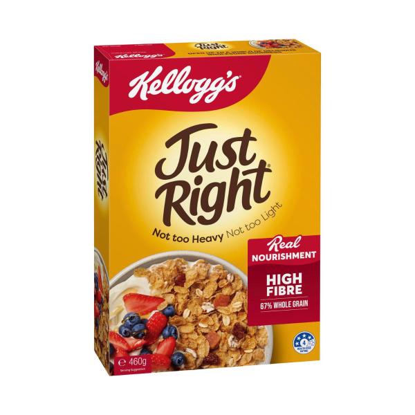 Just Right Breakfast Cereal With Whole Grains Apricot Pieces And Sultanas