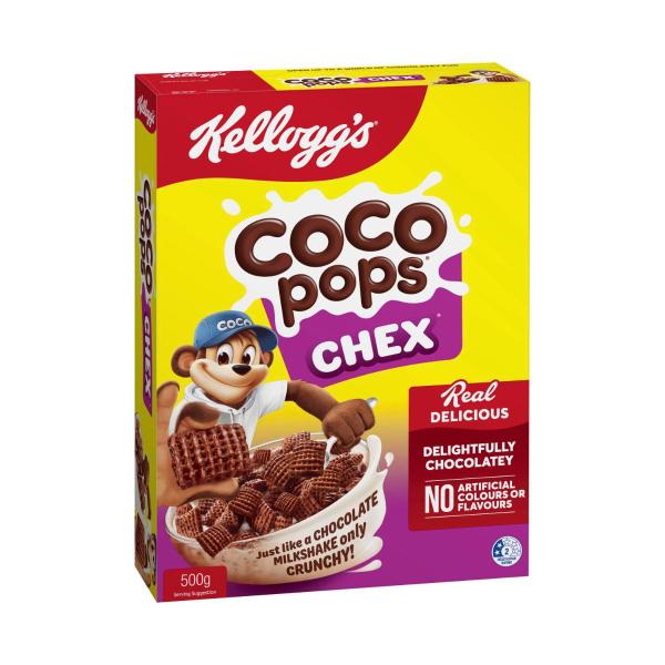 Coco Pops Chex Chocolatey Breakfast Cereal