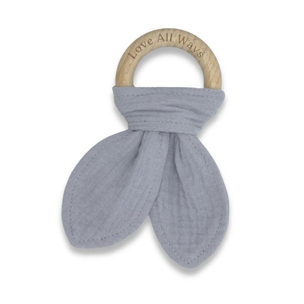 Organic Beechwood Teether Grey