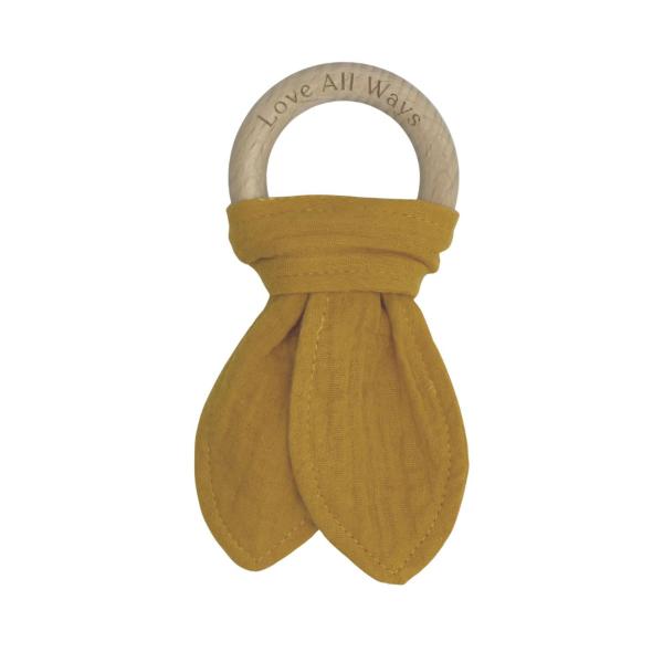 Organic Beechwood Teether Bronze